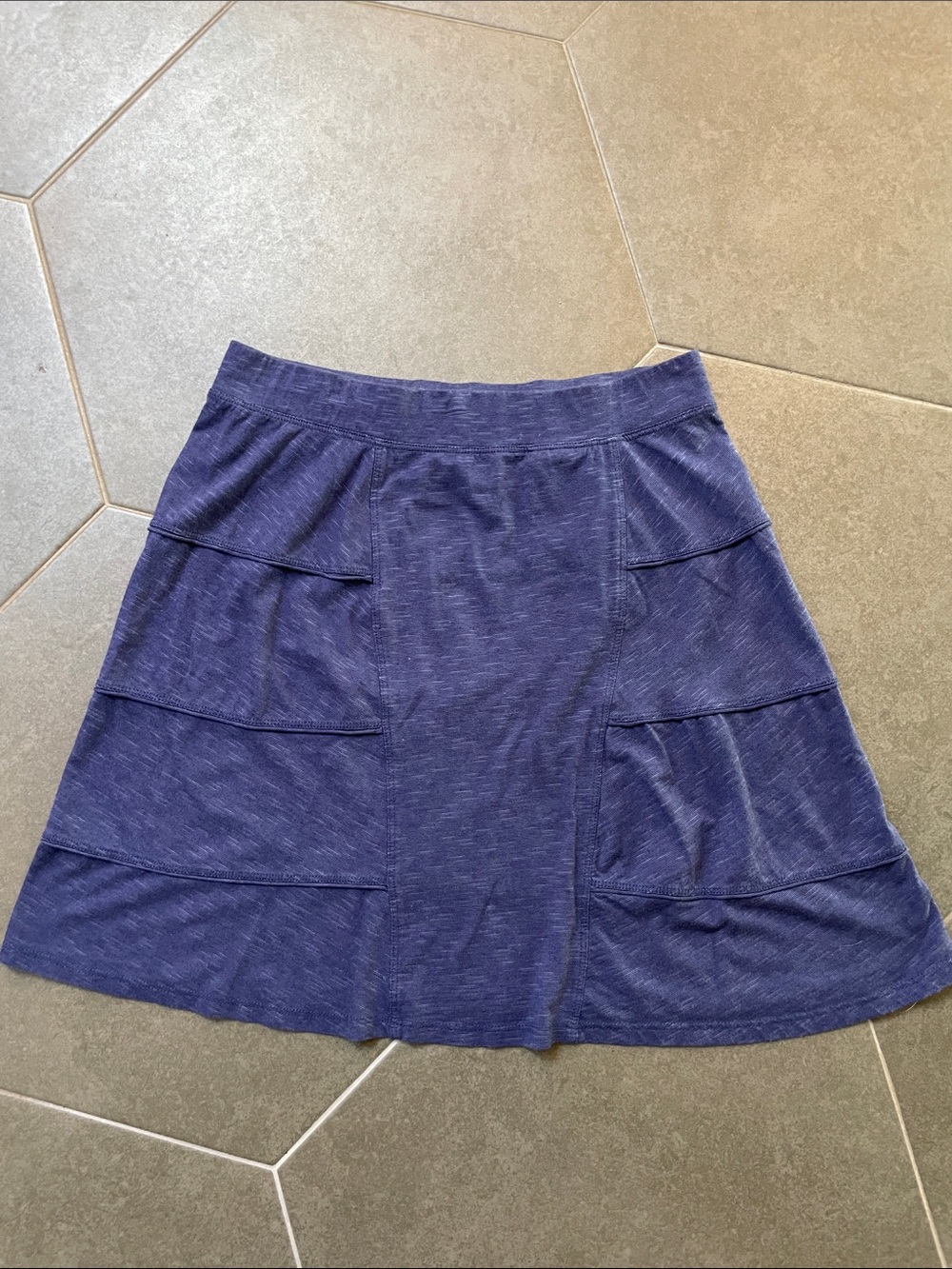 Horny Toad (Toad&Co) Women’s Navy Blue Tiered A-Line Skirt S